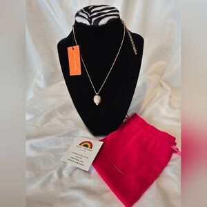 Kurt Geiger Eagle Head Necklace With Rhinestones In The Eyes Nwt